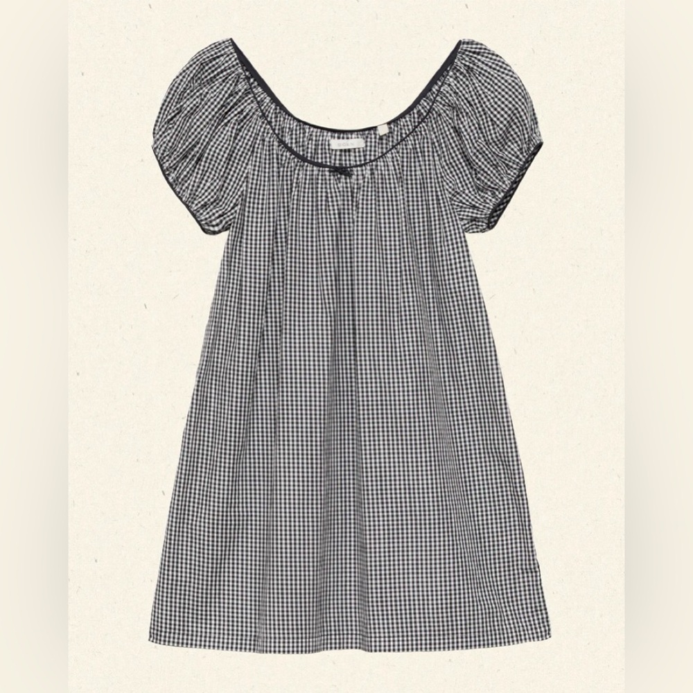 NWT DÔEN Julia Dress La Maddalena Black & White